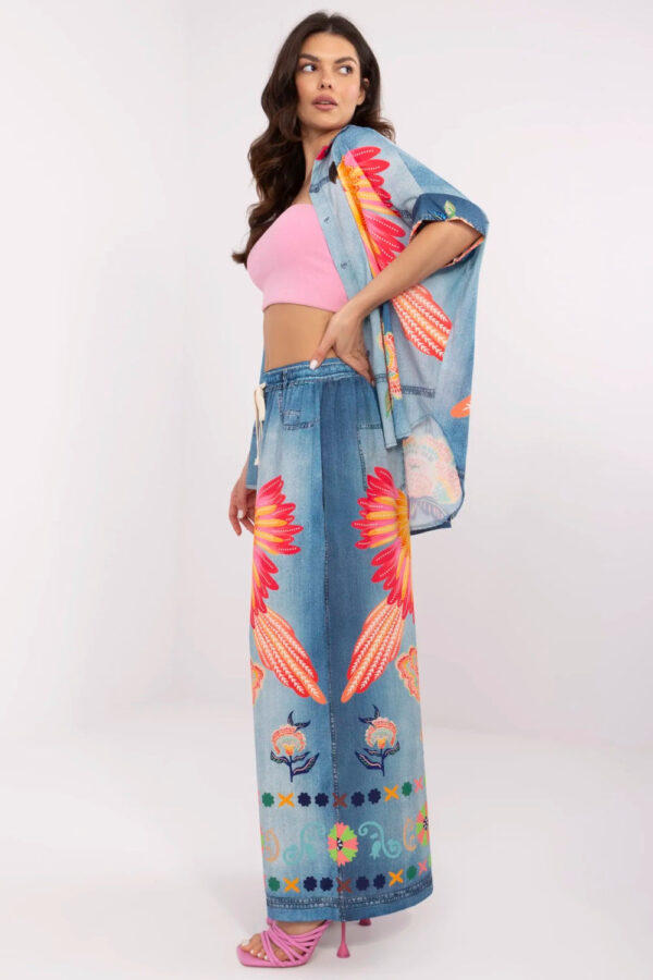 Women trousers model 210030 Italy Moda