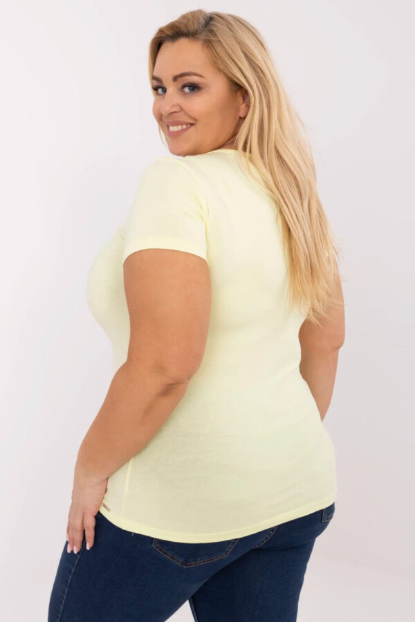 Plus size T-shirt model 211766 Relevance