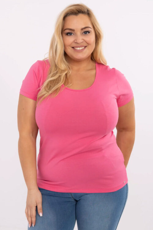 Plus size T-shirt model 211768 Relevance