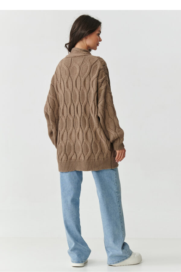 Cardigan model 217408 Makadamia