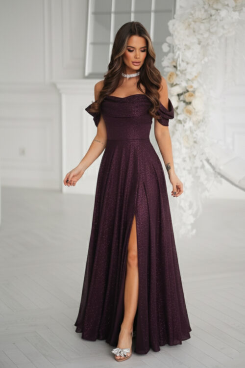 Long dress model 220659 Bicotone