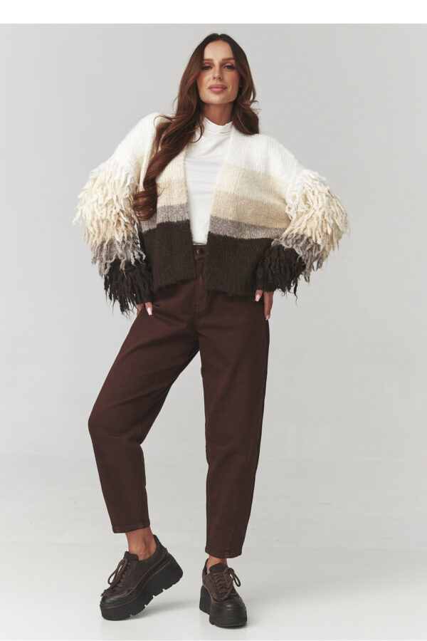 Cardigan model 220771 Makadamia