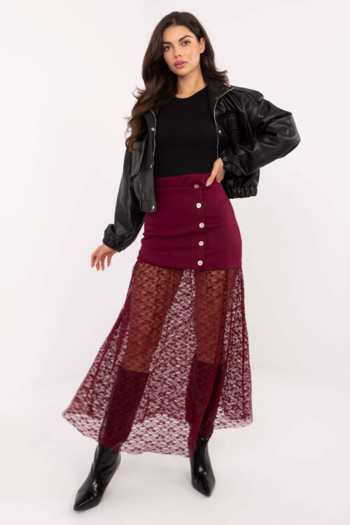 Long skirt model 221593 Italy Moda