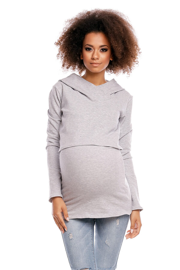 216271 Maternity sweatshirt model 84459 PeeKaBoo