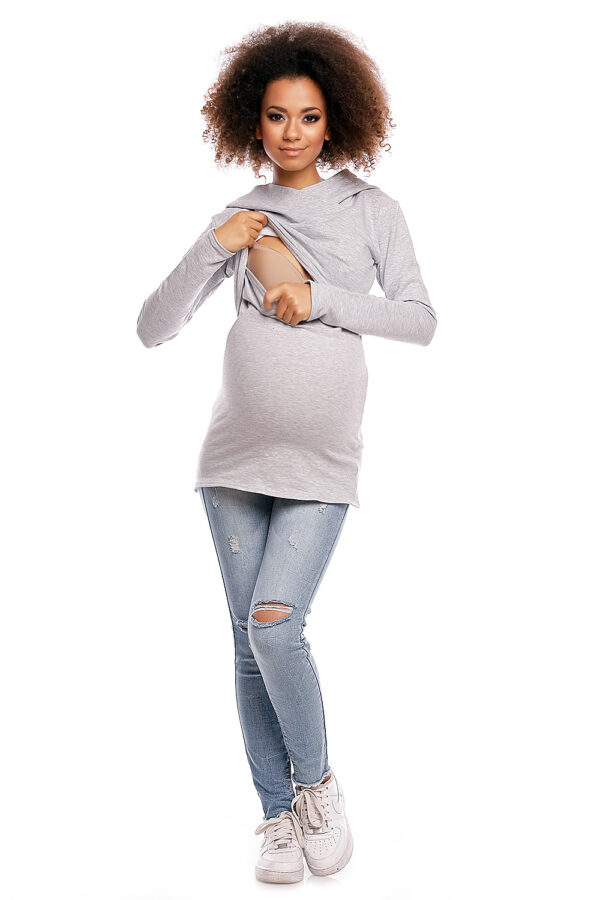 216272 Maternity sweatshirt model 84459 PeeKaBoo