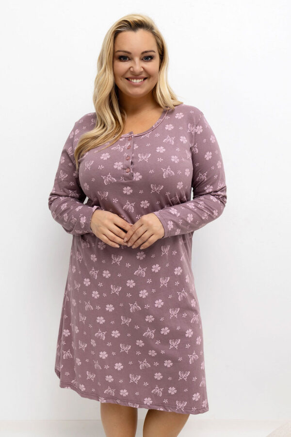 1103147 Plus Size Nightgown model 221200 Forever Pink