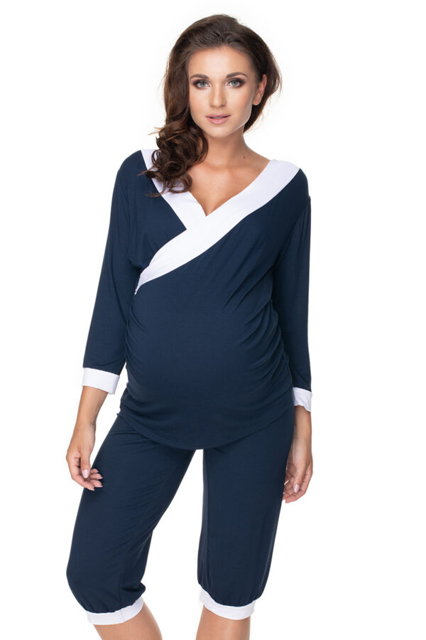 Pregnancy pajamas model 138236 PeeKaBoo