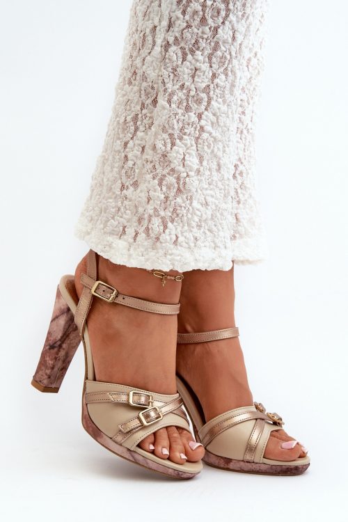 1034068 Heel sandals model 198398 Step in style