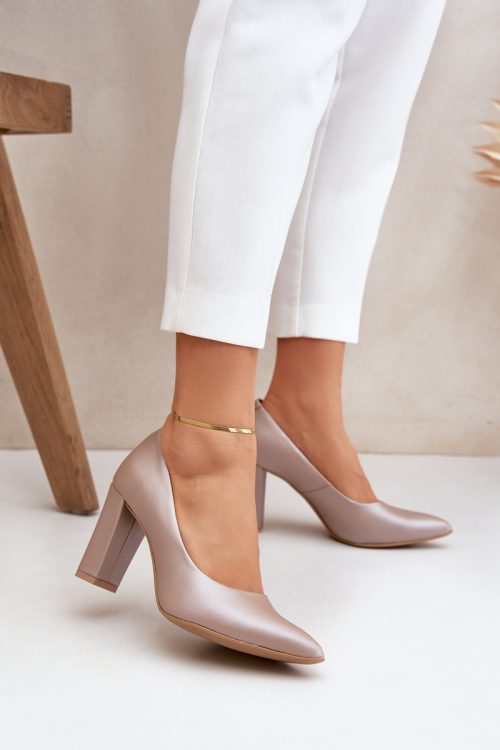 1058869 Block heel pumps model 206819 Step in style