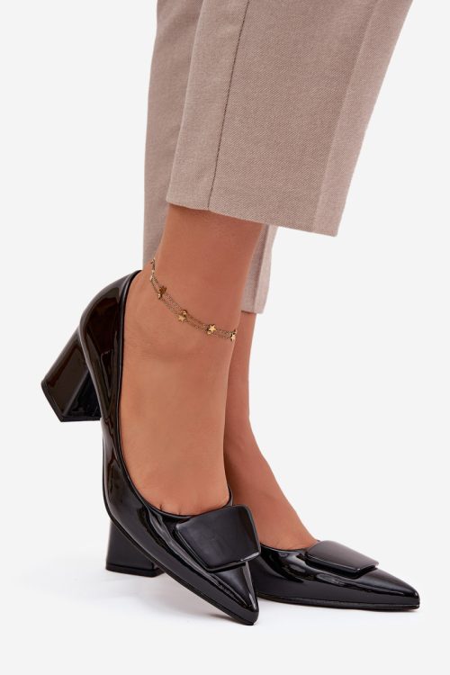 1103077 Block heel pumps model 221172 Step in style