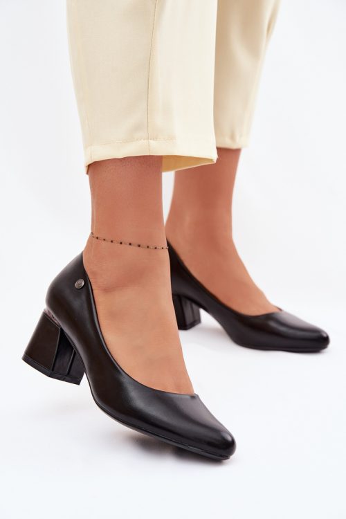1120949 Block heel pumps model 226544 Step in style