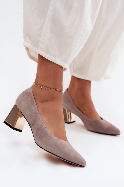 1122855 Block heel pumps model 227169 Step in style