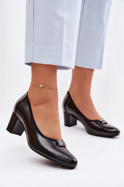 1122861 Block heel pumps model 227171 Step in style