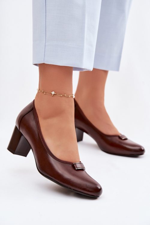1122864 Block heel pumps model 227172 Step in style