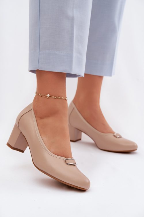 1122867 Block heel pumps model 227173 Step in style