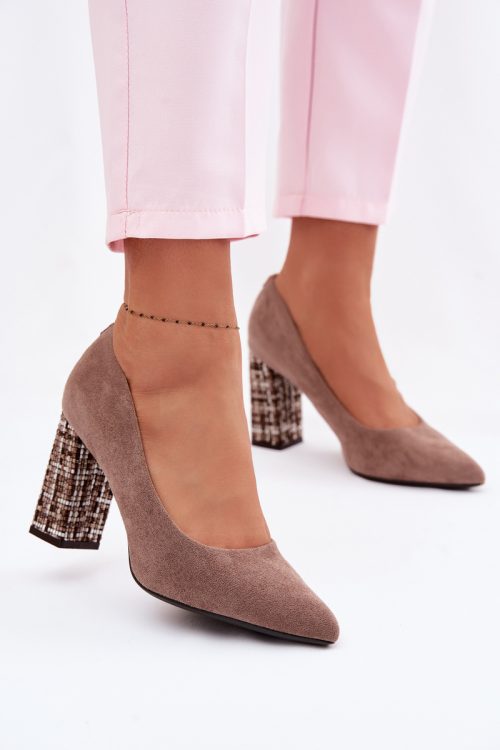 1122870 Block heel pumps model 227174 Step in style