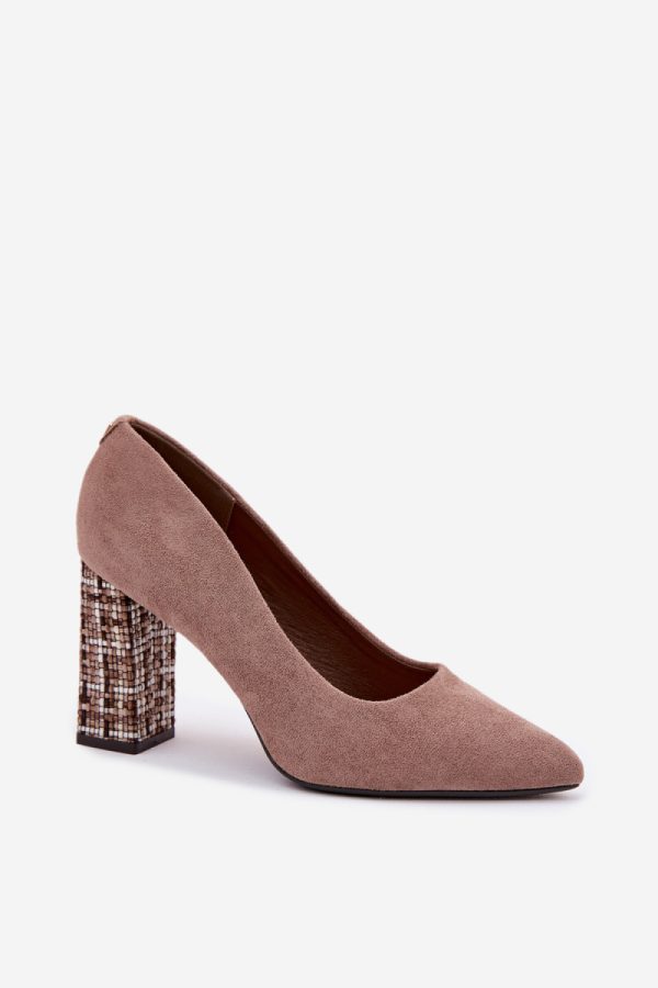 1122871 Block heel pumps model 227174 Step in style