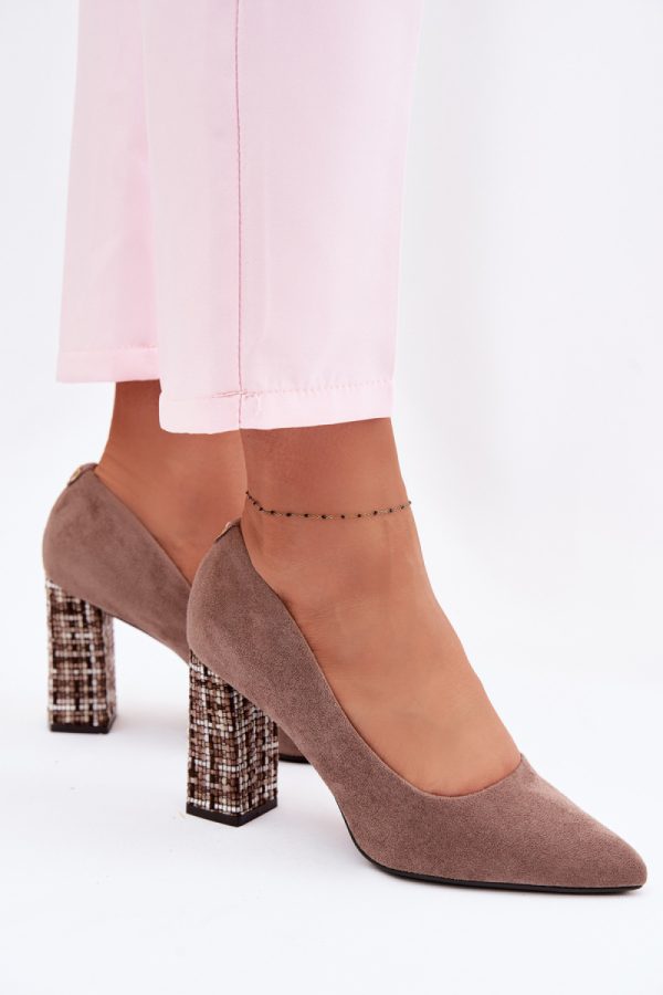 1122872 Block heel pumps model 227174 Step in style