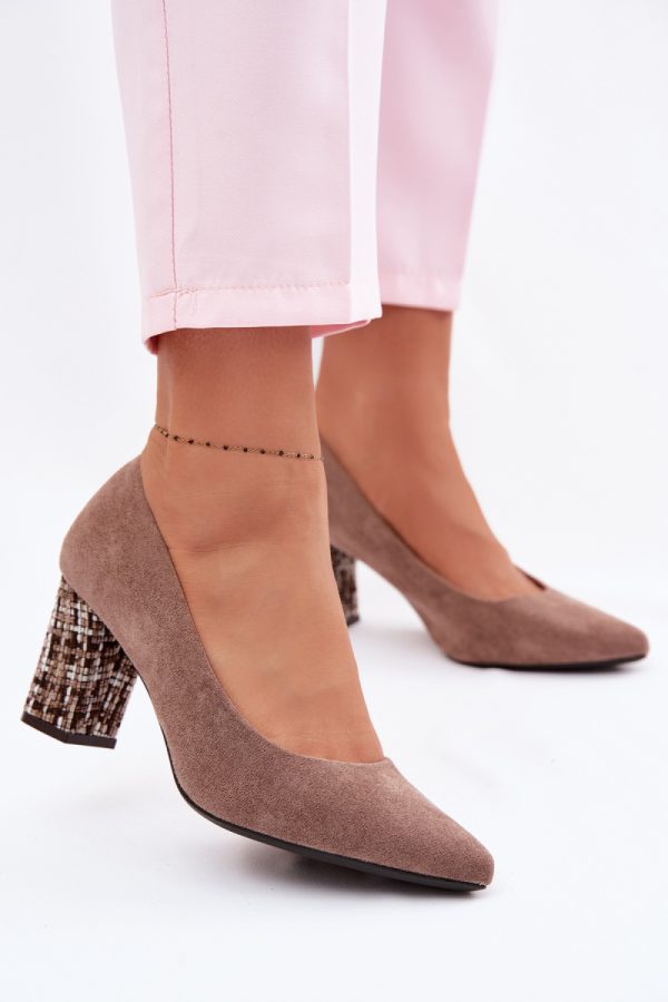 1122873 Block heel pumps model 227175 Step in style