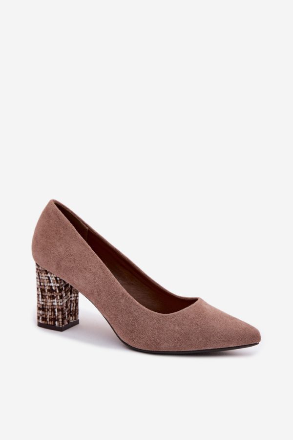 1122874 Block heel pumps model 227175 Step in style