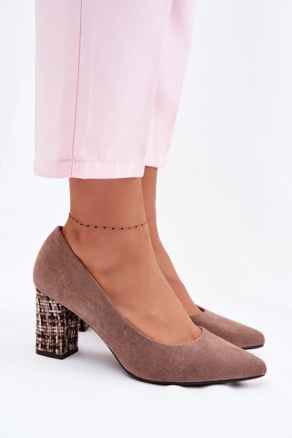 1122875 Block heel pumps model 227175 Step in style