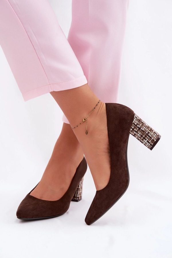1122886 Block heel pumps model 227176 Step in style