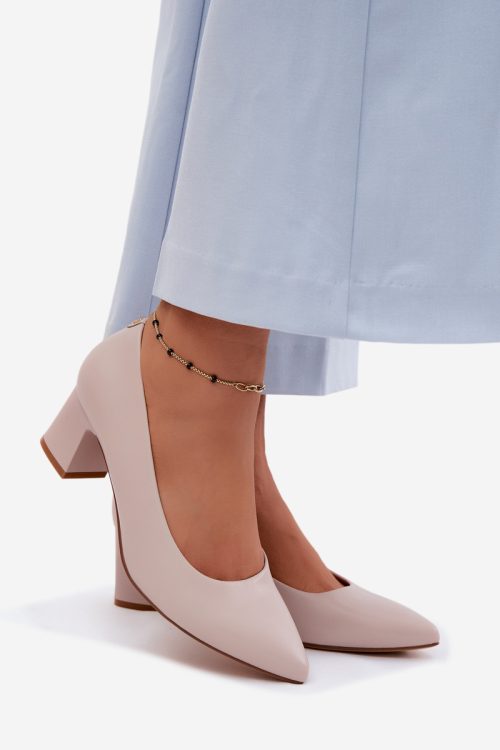 1124855 Block heel pumps model 227799 Step in style