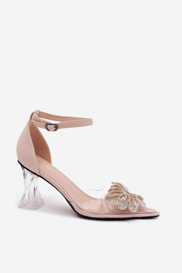 1124874 Block heel pumps model 227805 Step in style