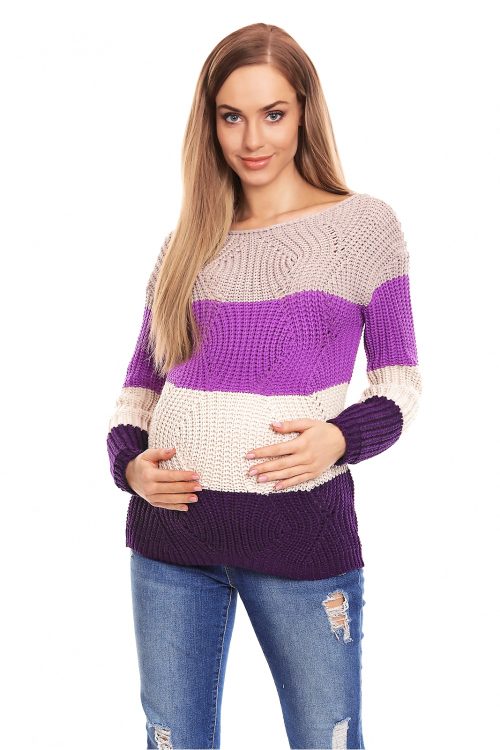 844985 Pregnancy sweater model 132023 PeeKaBoo