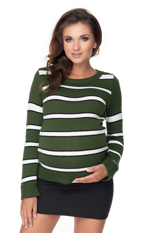 856254 Pregnancy sweater model 135970 PeeKaBoo
