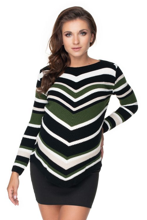 856282 Pregnancy sweater model 135979 PeeKaBoo