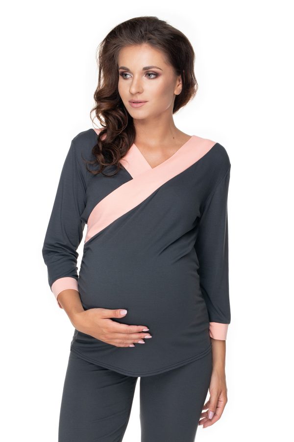 Pregnancy pajamas model 141834 PeeKaBoo