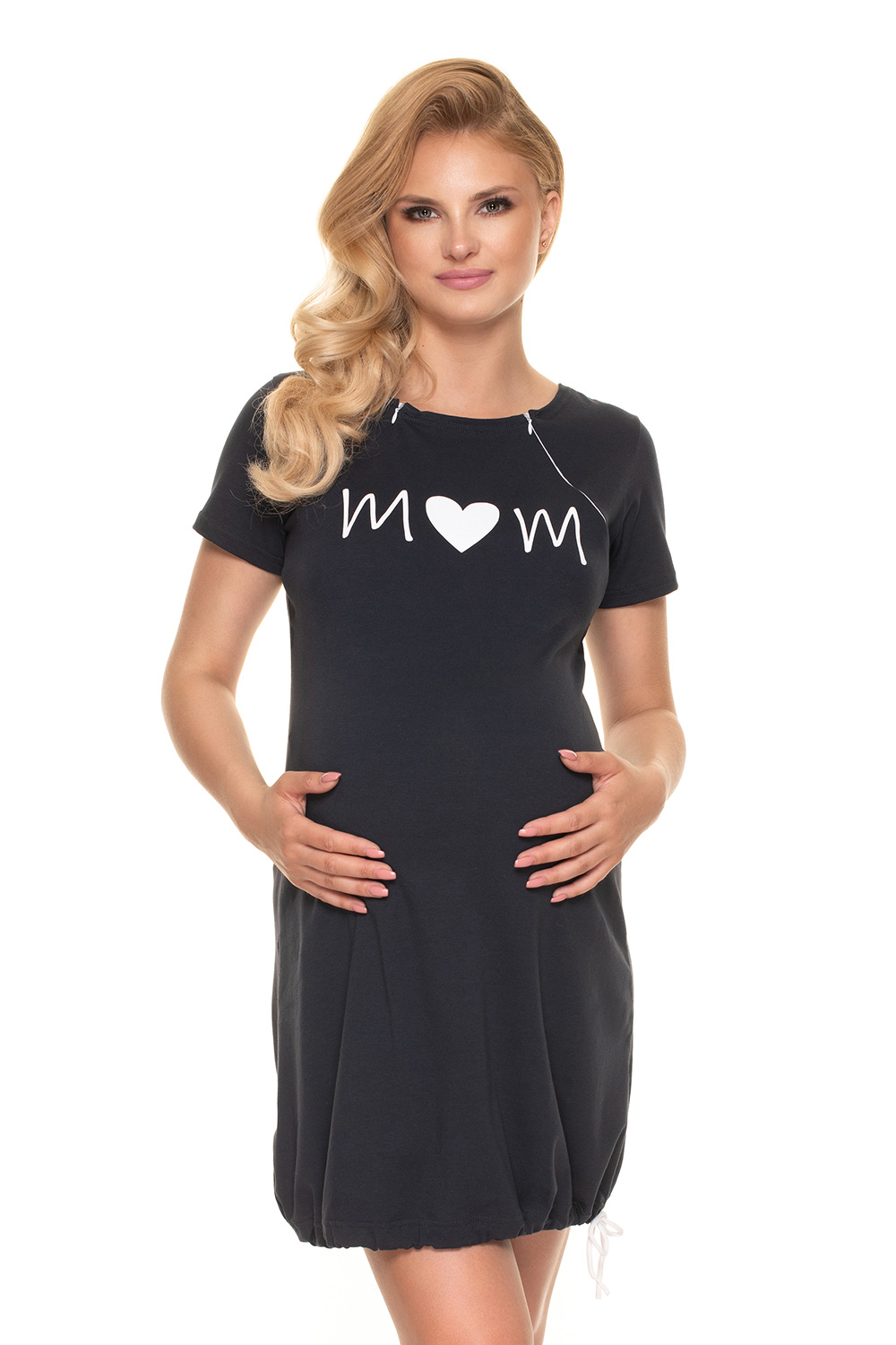 914490 maternity nightgown model 157727 PeeKaBoo