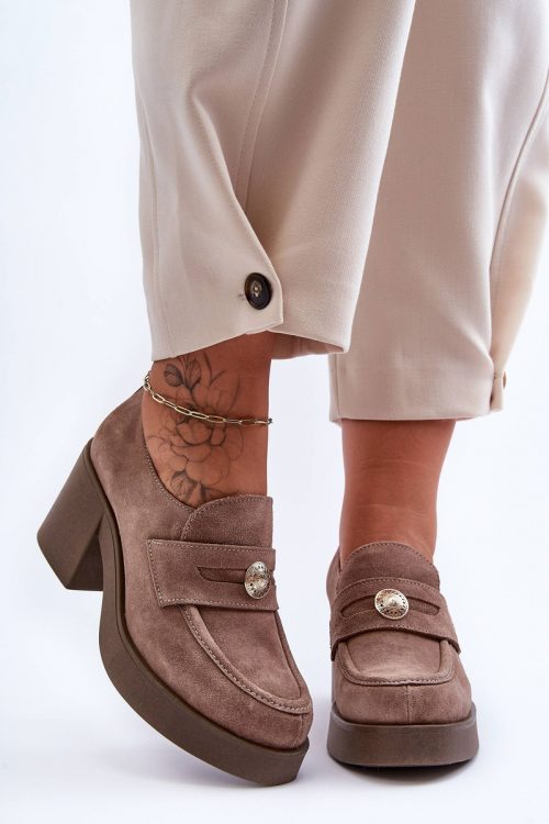 990712 Heeled low shoes model 183948 Step in style